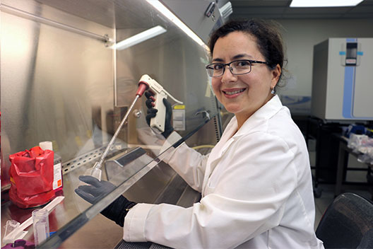 research in the lab